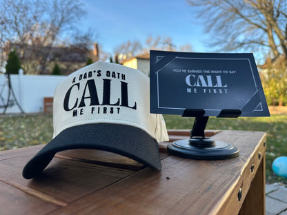 A Dad's Oath Baseball Trucker Hat