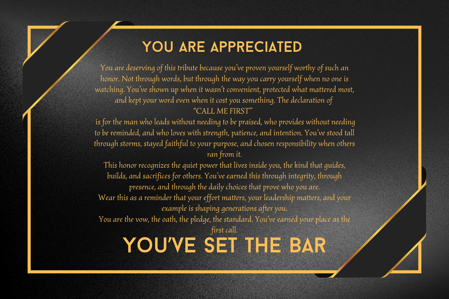 Pre-Order 4 PACK-The Honor Package The Vow of a Man Collection (Limited Edition Leadership Set) Highlights exclusivity and legacy. Perfect Gift for Him for Dad Or Husband