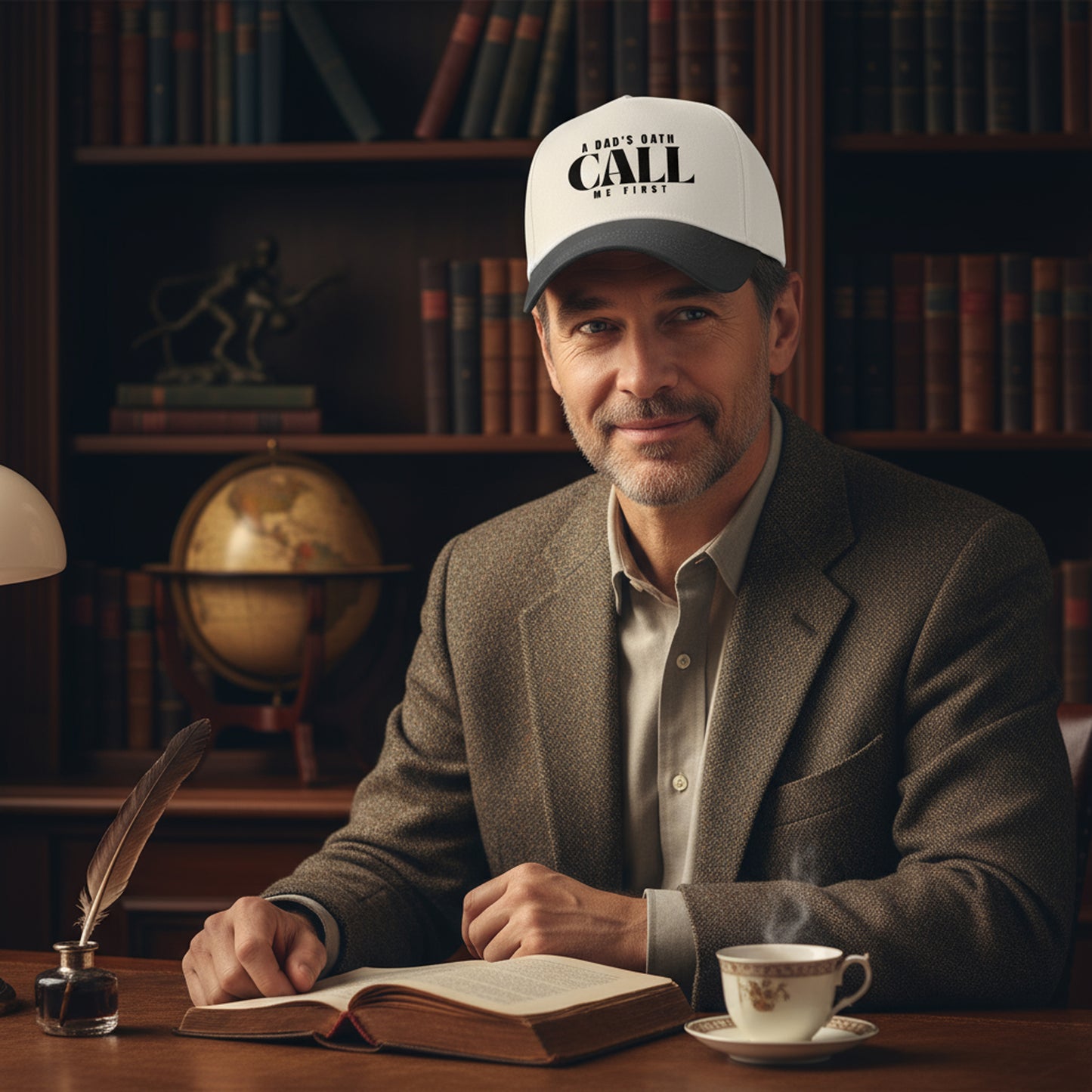 Pre Order- Dad's Oath Baseball Cap - Father's Day Gift, Outdoor Headwear, Casual Style, Unisex Cap, Call Me First Hat Christmas Gift For Husband