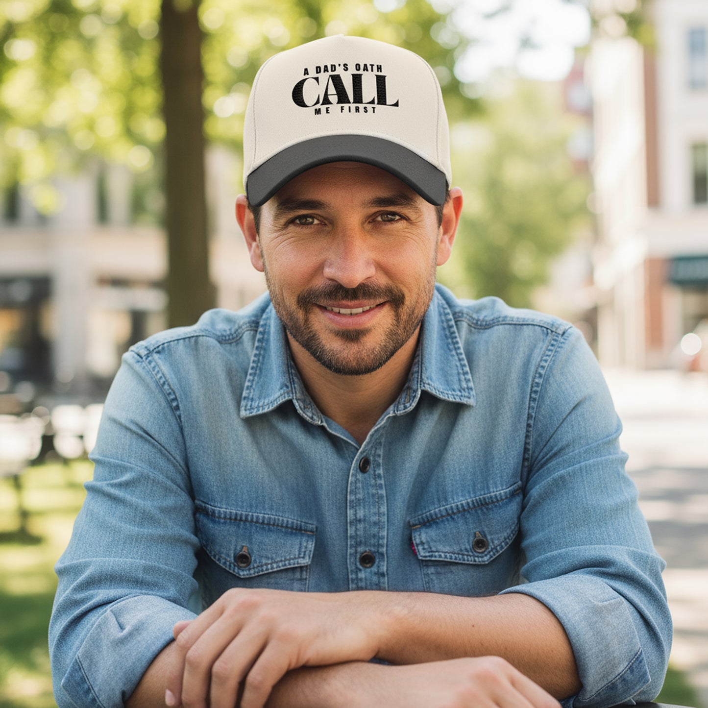 Pre Order- Dad's Oath Baseball Cap - Father's Day Gift, Outdoor Headwear, Casual Style, Unisex Cap, Call Me First Hat Christmas Gift For Husband