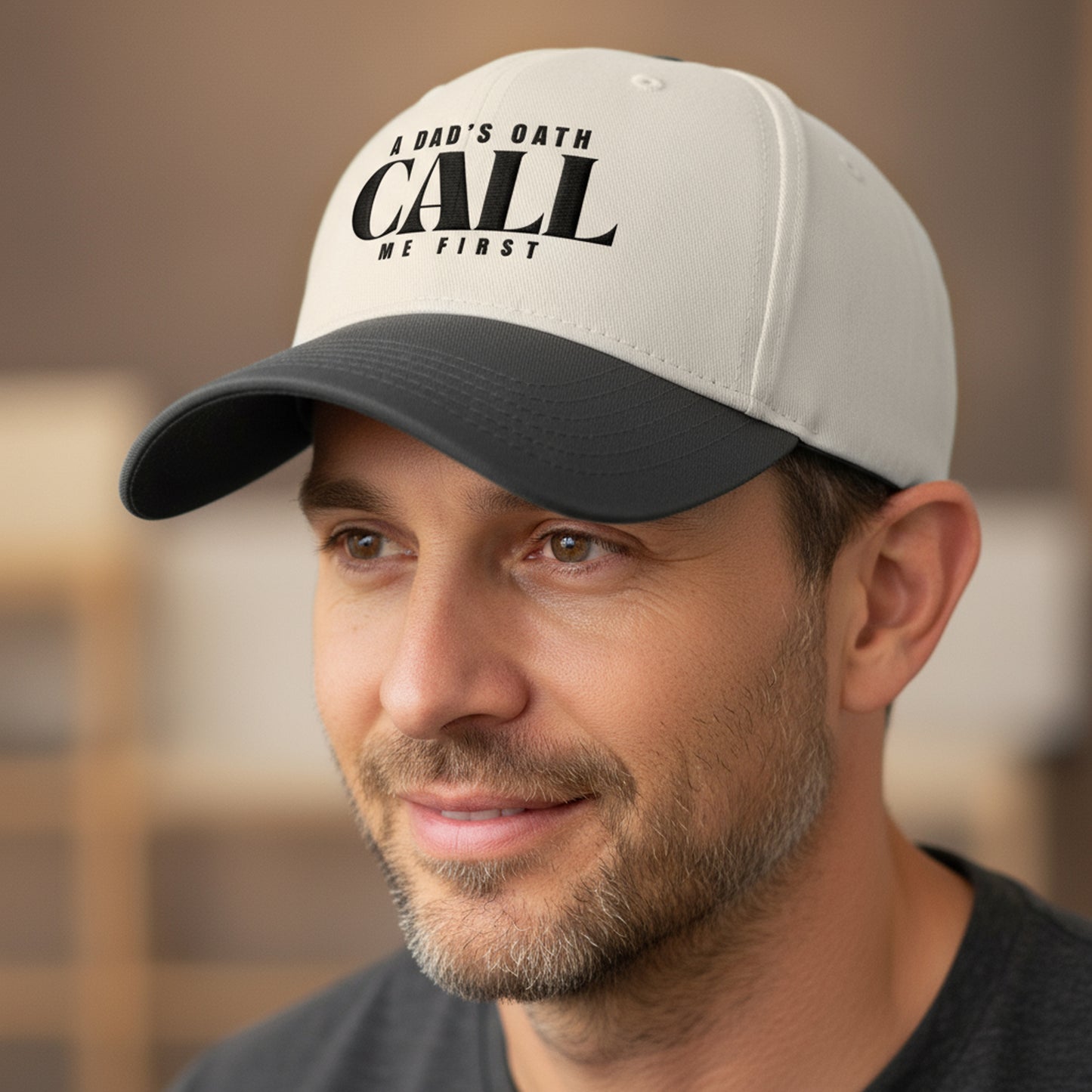 Pre Order- Dad's Oath Baseball Cap - Father's Day Gift, Outdoor Headwear, Casual Style, Unisex Cap, Call Me First Hat Christmas Gift For Husband