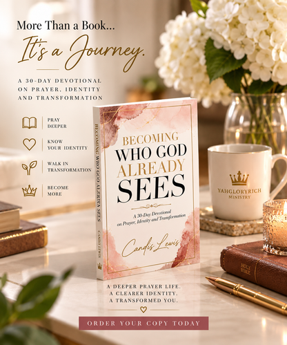 Becoming Who God Already Sees is a 30-day Devotional Book