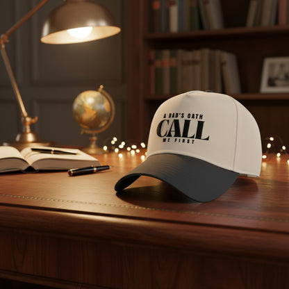Pre Order- Dad's Oath Baseball Cap - Father's Day Gift, Outdoor Headwear, Casual Style, Unisex Cap, Call Me First Hat Christmas Gift For Husband