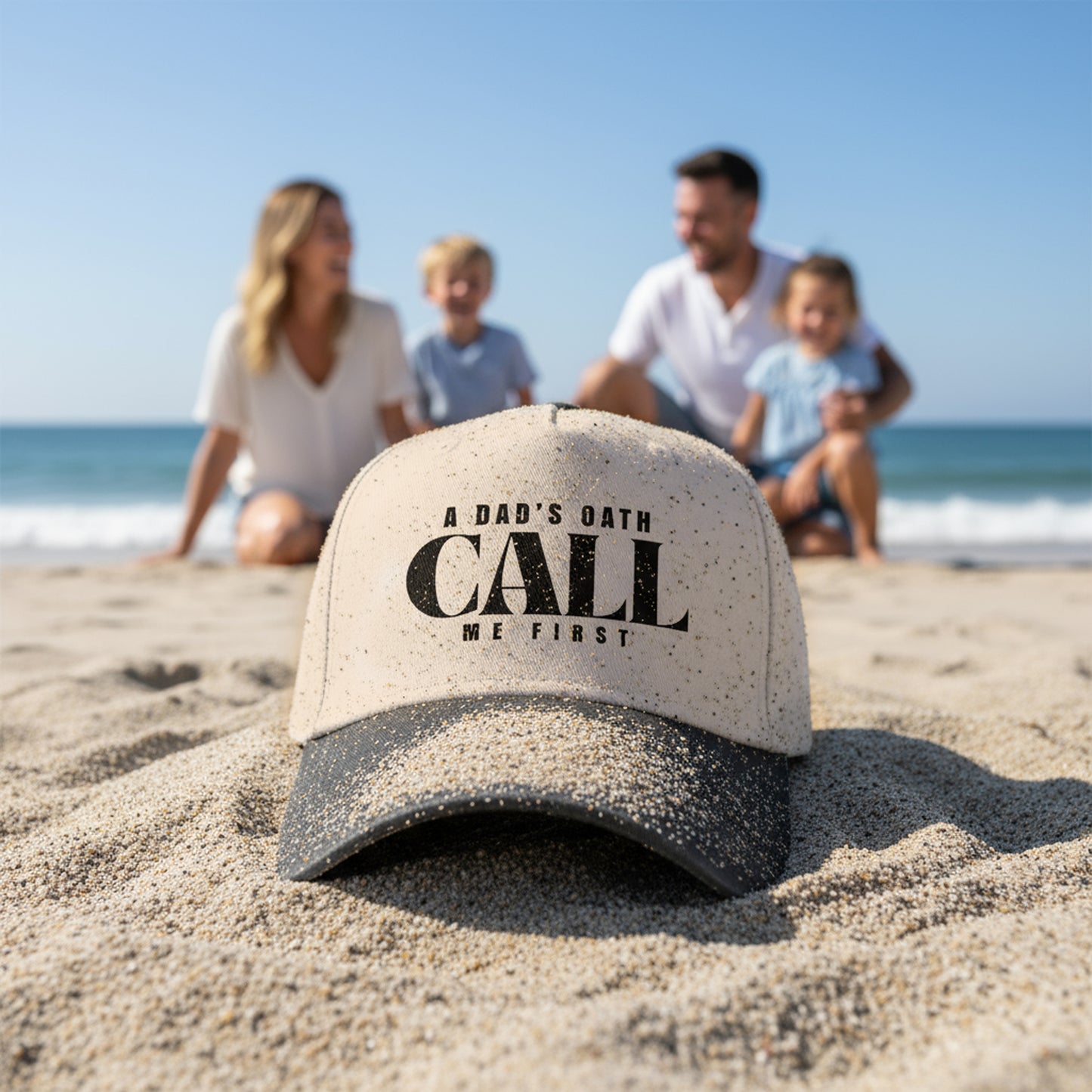 Pre Order- Dad's Oath Baseball Cap - Father's Day Gift, Outdoor Headwear, Casual Style, Unisex Cap, Call Me First Hat Christmas Gift For Husband