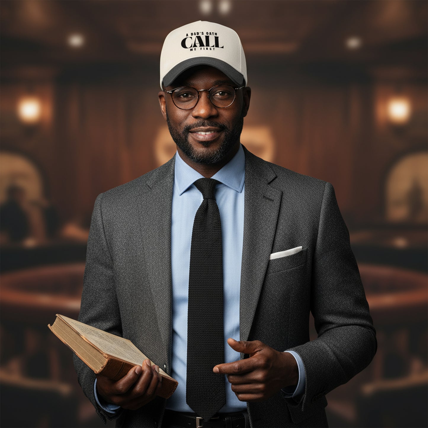 Pre Order- Dad's Oath Baseball Cap - Father's Day Gift, Outdoor Headwear, Casual Style, Unisex Cap, Call Me First Hat Christmas Gift For Husband