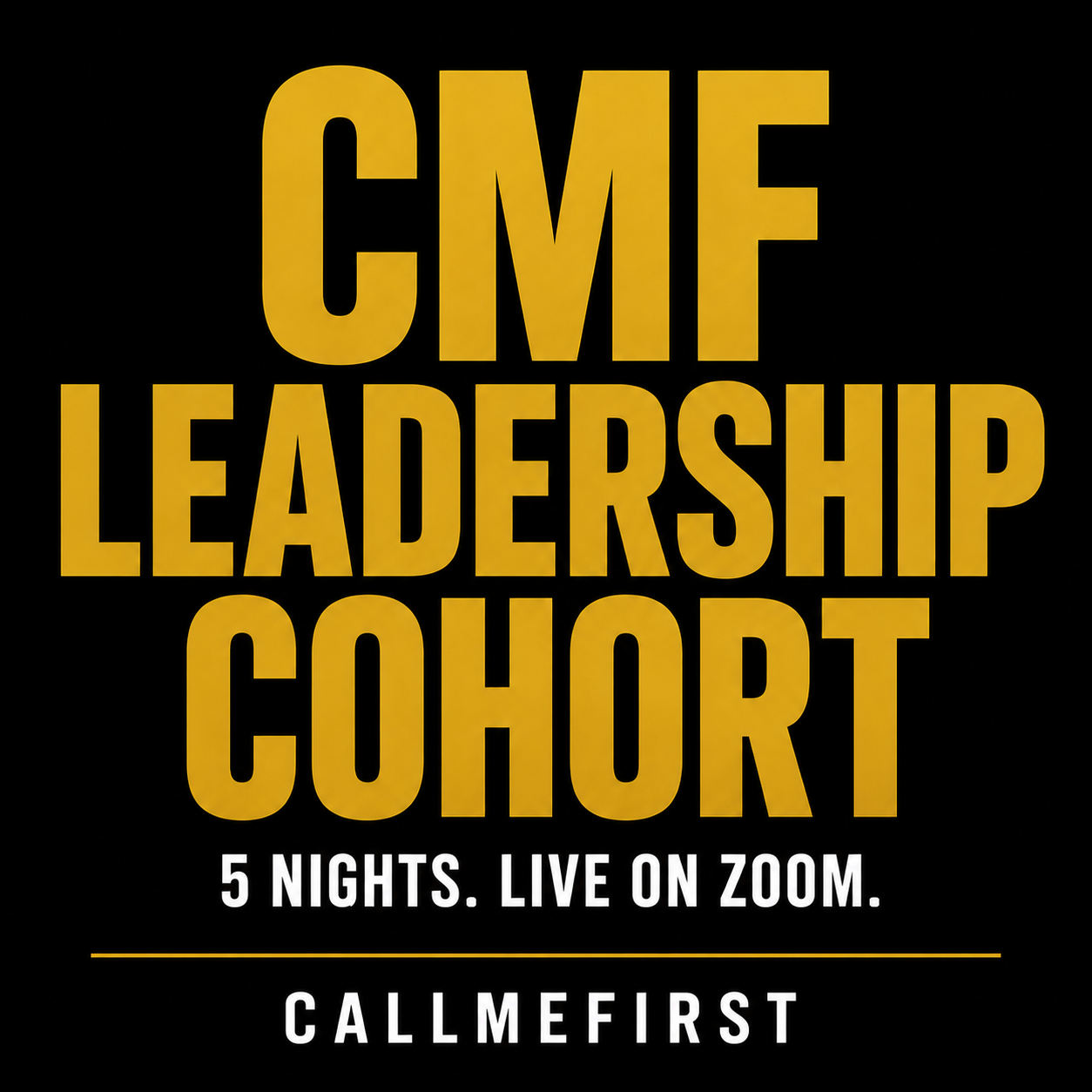 From Failing at Home to First Called: The 5-Night Leadership Intensive