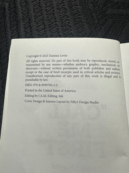 The "call me first"  book A mans blueprint for true leadership at home